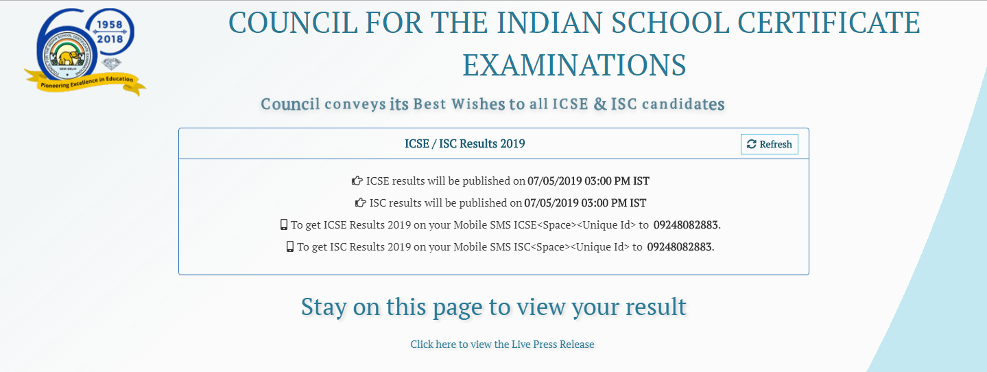 ICSE Class 10 Results