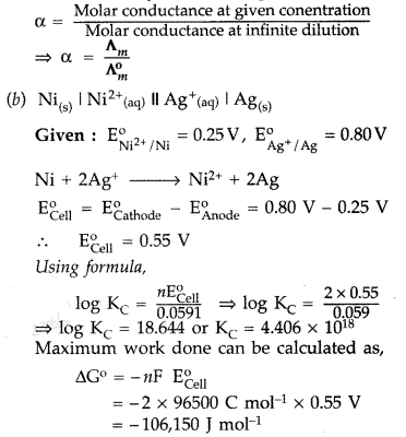 Important Questions for Class 12 Chemistry Chapter 3 Electrochemistry Class 12 Important Questions 40