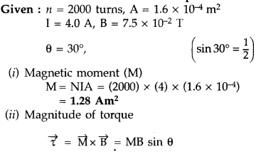 Important Questions for Class 12 Physics Chapter 4 Moving Charges and Magnetism Class 12 Important Questions 118