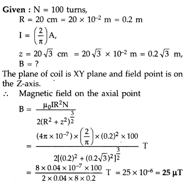 Important Questions for Class 12 Physics Chapter 4 Moving Charges and Magnetism Class 12 Important Questions 126