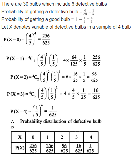 Maths NCERT Solutions Chapter 13 Probability Ex 13.4 Q 6