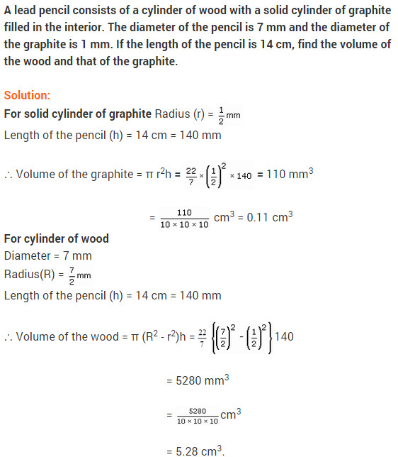 Maths NCERT Solutions Class 9 Chapter 13 Surface Areas and Volumes Ex 13.6 A7