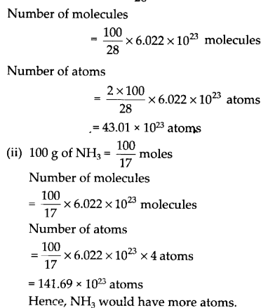 NCERT Exemplar Class 9 Science Chapter 3 atoms and molecules q37