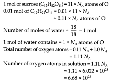 NCERT Exemplar Class 9 Science Chapter 3 atoms and molecules q9