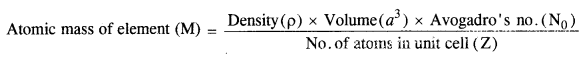 NCERT Solutions For Class 12 Chemistry Chapter 1 The Solid State Exercises Q5
