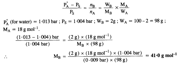 NCERT Solutions For Class 12 Chemistry Chapter 2 Solutions Exercises Q15