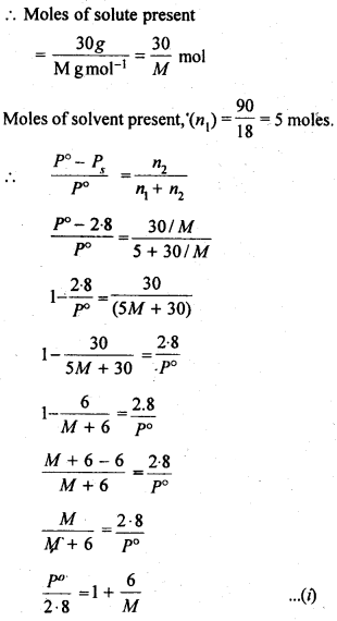 NCERT Solutions For Class 12 Chemistry Chapter 2 Solutions Exercises Q19