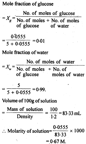 NCERT Solutions For Class 12 Chemistry Chapter 2 Solutions Exercises Q5.1