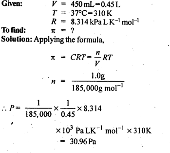 NCERT Solutions For Class 12 Chemistry Chapter 2 Solutions Textbook Questions Q12