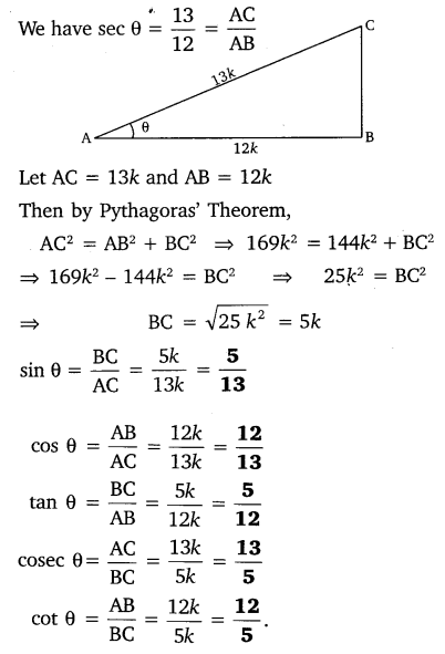 NCERT Solutions for Class 10 Maths Chapter 8 Trigonometry Exercise 8.1 Q5