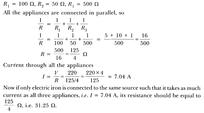 NCERT Solutions for Class 10 Science Chapter 12 Electricity Page 216 Q2