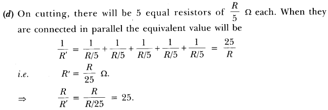 NCERT Solutions for Class 10 Science Chapter 12 Electricity Text Book Questions Q1.1