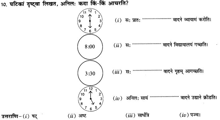 NCERT Solutions for Class 10th Sanskrit Chapter 6 Kaha Samayaha 15