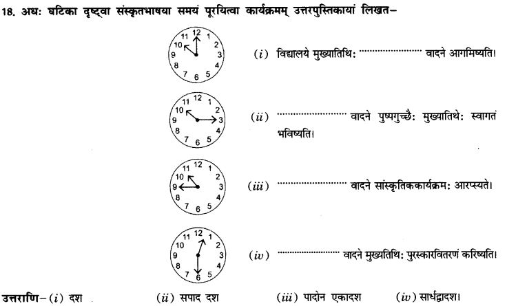 NCERT Solutions for Class 10th Sanskrit Chapter 6 Kaha Samayaha 23