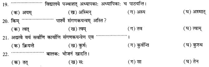 NCERT Solutions for Class 10th Sanskrit Chapter 8 Vachana Lingam Purusha Lakaara Dusya Samsheedhanam 22