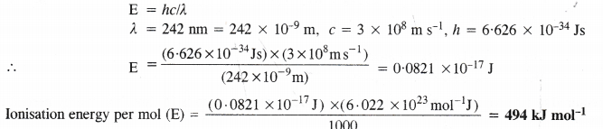 NCERT Solutions for Class 11 Chemistry Chapter 2 Structure of Atom Q10