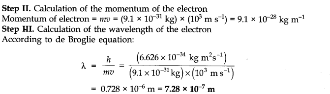 NCERT Solutions for Class 11 Chemistry Chapter 2 Structure of Atom SAQ Q6.1