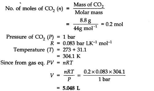 NCERT Solutions for Class 11 Chemistry Chapter 5 States of Matter Q17