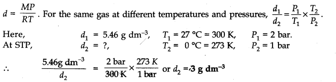 NCERT Solutions for Class 11 Chemistry Chapter 5 States of Matter Q9