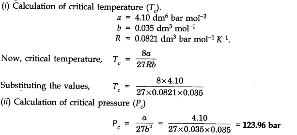 NCERT Solutions for Class 11 Chemistry Chapter 5 States of Matter SAQ Q7