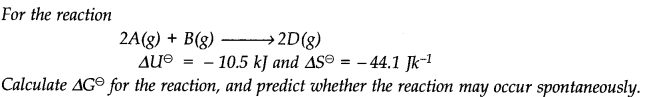 NCERT Solutions for Class 11 Chemistry Chapter 6 Thermodynamics Q19
