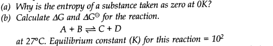 NCERT Solutions for Class 11 Chemistry Chapter 6 Thermodynamics SAQ Q11
