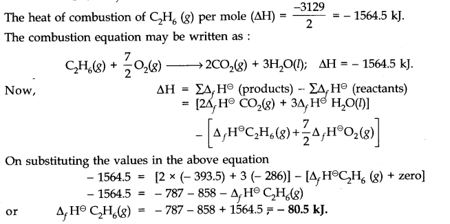 NCERT Solutions for Class 11 Chemistry Chapter 6 Thermodynamics SAQ Q5