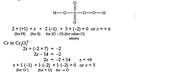 NCERT Solutions for Class 11 Chemistry Chapter 8 Redox Reactions Q5