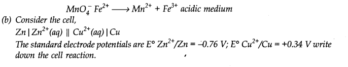 NCERT Solutions for Class 11 Chemistry Chapter 8 Redox Reactions SAQ Q8