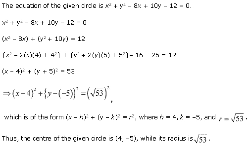 NCERT Solutions for Class 11 Maths Chapter 11 Conic Sections Ex 11.1 Q8.1