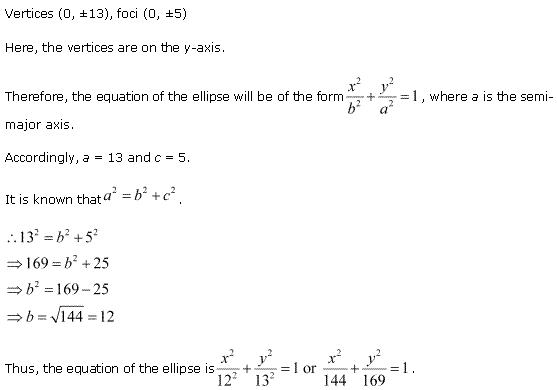 NCERT Solutions for Class 11 Maths Chapter 11 Conic Sections Ex 11.3 Q11.1