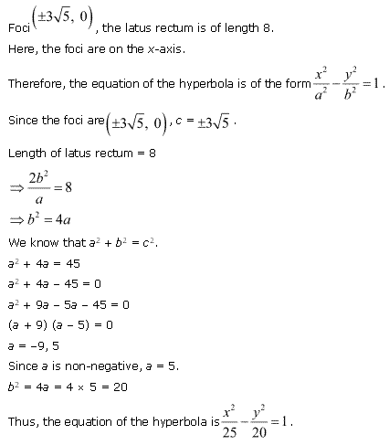 NCERT Solutions for Class 11 Maths Chapter 11 Conic Sections Ex 11.4 Q12.1