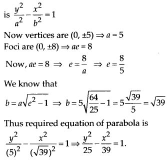 NCERT Solutions for Class 11 Maths Chapter 11 Conic Sections Ex 11.4 Q8