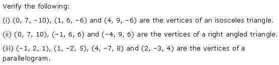 NCERT Solutions for Class 11 Maths Chapter 12 Introduction to three Dimensional Geometry Ex 12.2 Q3