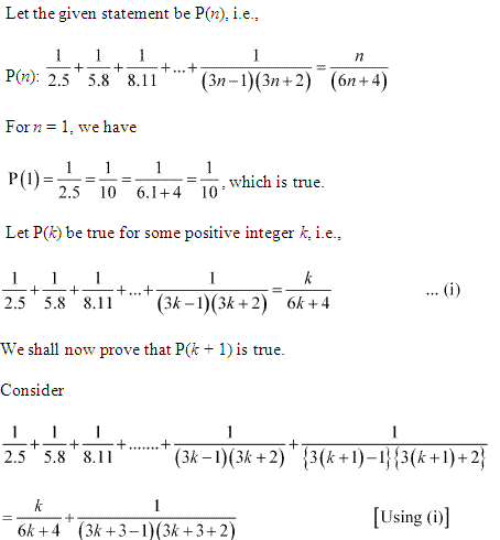 NCERT Solutions for Class 11 Maths Chapter 4 Principle of Mathematical Induction Ex 4.1 Q10.1