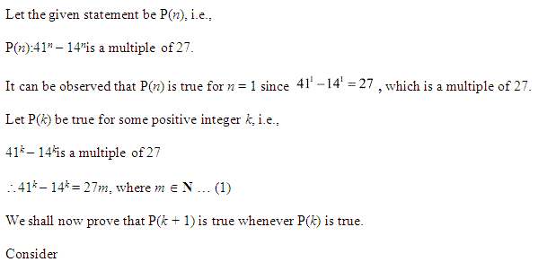 NCERT Solutions for Class 11 Maths Chapter 4 Principle of Mathematical Induction Ex 4.1 Q23.1
