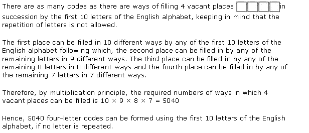 NCERT Solutions for Class 11 Maths Chapter 7 Permutation and Combinations Ex 7.1 Q3.1
