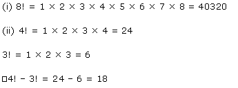 NCERT Solutions for Class 11 Maths Chapter 7 Permutation and Combinations Ex 7.2 Q1.1