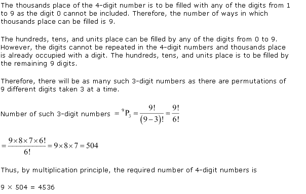 NCERT Solutions for Class 11 Maths Chapter 7 Permutation and Combinations Ex 7.3 Q2.1