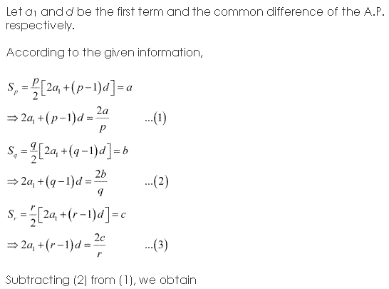 NCERT Solutions for Class 11 Maths Chapter 9 Sequences and Series Ex 9.2 Q11.1