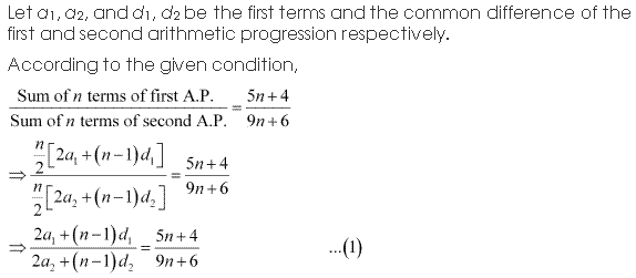 NCERT Solutions for Class 11 Maths Chapter 9 Sequences and Series Ex 9.2 Q9.1