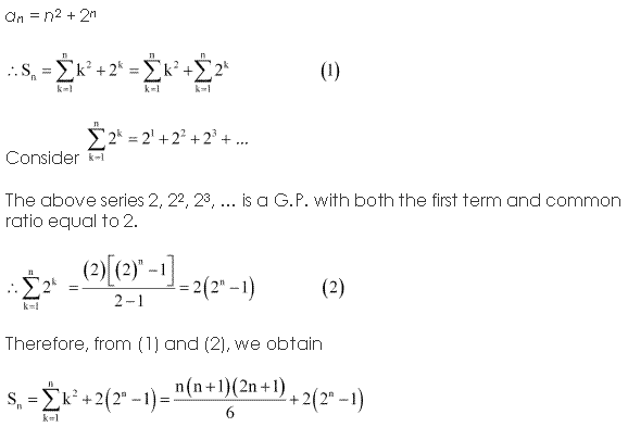 NCERT Solutions for Class 11 Maths Chapter 9 Sequences and Series Ex 9.4 Q9.1