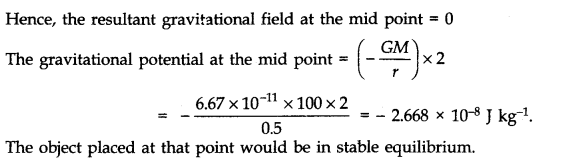 NCERT Solutions for Class 11 Physics Chapter 8 Gravitation Q21