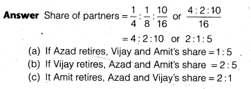 NCERT Solutions for Class 12 Accountancy Chapter 4 Reconstitution of a Partnership Firm – Retirement Death of a Partner Do it Yourself I Q2