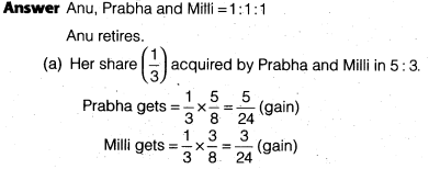 NCERT Solutions for Class 12 Accountancy Chapter 4 Reconstitution of a Partnership Firm – Retirement Death of a Partner Do it Yourself I Q4