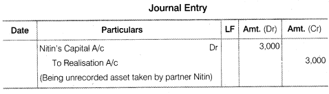 NCERT Solutions for Class 12 Accountancy Chapter 5 Dissolution of Partnership Firm Numerical Questions Q3