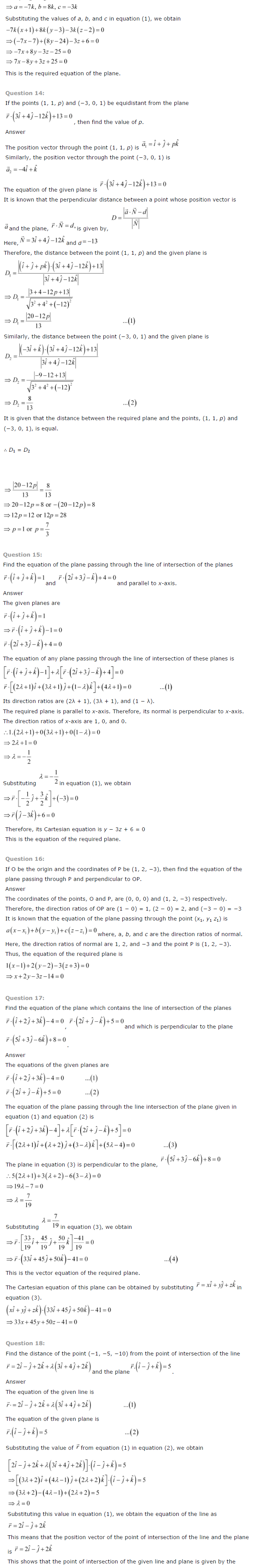NCERT Solutions for Class 12 Maths Chapter 11 Three Dimensional Geometry 10