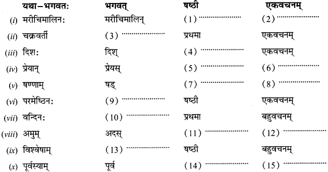 NCERT Solutions for Class 12 Sanskrit Chapter 2 सूर्यः एव प्रकृतेः आधारः 10