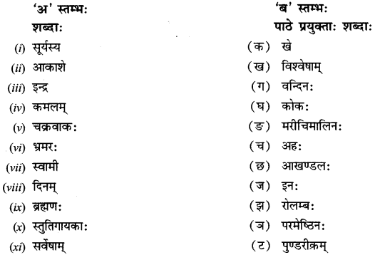 NCERT Solutions for Class 12 Sanskrit Chapter 2 सूर्यः एव प्रकृतेः आधारः 2