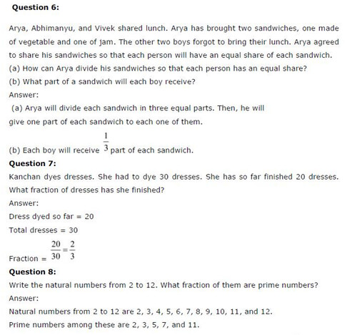 NCERT Solutions for Class 6 Maths Chapter 7 Fractions Ex 7.1 Q4